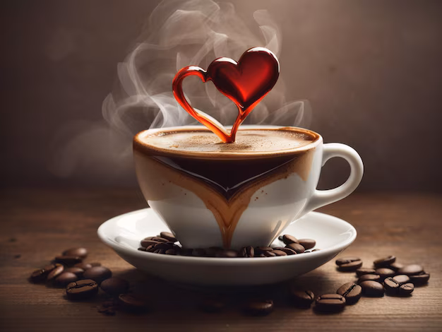 Cafe con un corazon